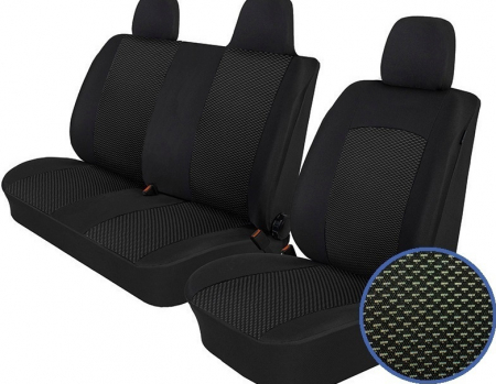 Set Huse scaune auto dedicate PEUGEOT Boxer 3 Locuri 2015 - 2019 [1]
