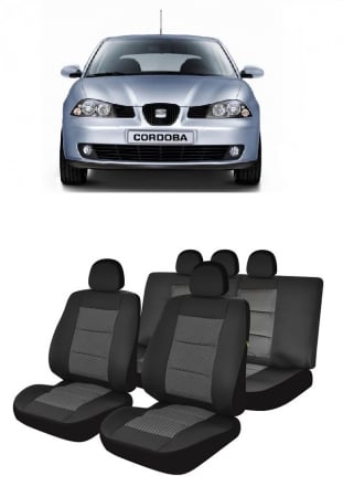 Seat - Set Huse scaune auto dedicate SEAT Cordoba 2000 - 2009 bancheta fractionata