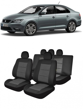 Seat - Set Huse scaune auto dedicate SEAT Toledo 2013 - 2020 bancheta fractionata