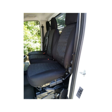 Set Huse scaune auto dedicate textil Fractionate Ford Custom 2023-2025 [2]