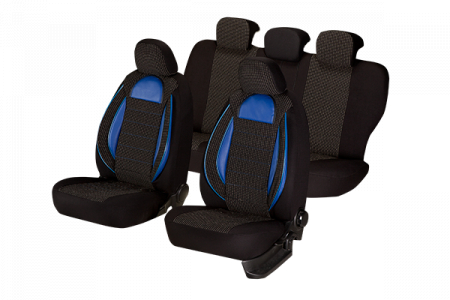 Set Huse scaune auto dedicate VW POLO 2009 - 2017 ( Insertii de piele ecologica) [1]