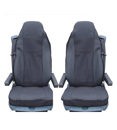 Huse scaune camioane - Set Huse Scaune Auto Lux Pentru Camion SCANIA R 620, 580, 560, 440, 500, 480, Negru