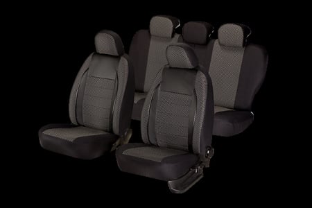 Set Huse scaune auto Mitsubishi L200 2014 - 2018 Gama Elegance Piele+Textil [1]