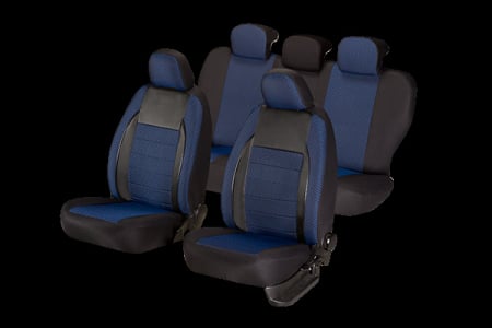 Set Huse scaune auto Mitsubishi L200 2014 - 2018 Gama Elegance Piele+Textil [2]