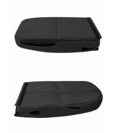 Set Huse Scaune Camion pentru Volvo FH4 2014+, Textil, Negru-Gri, 4 Piese [2]