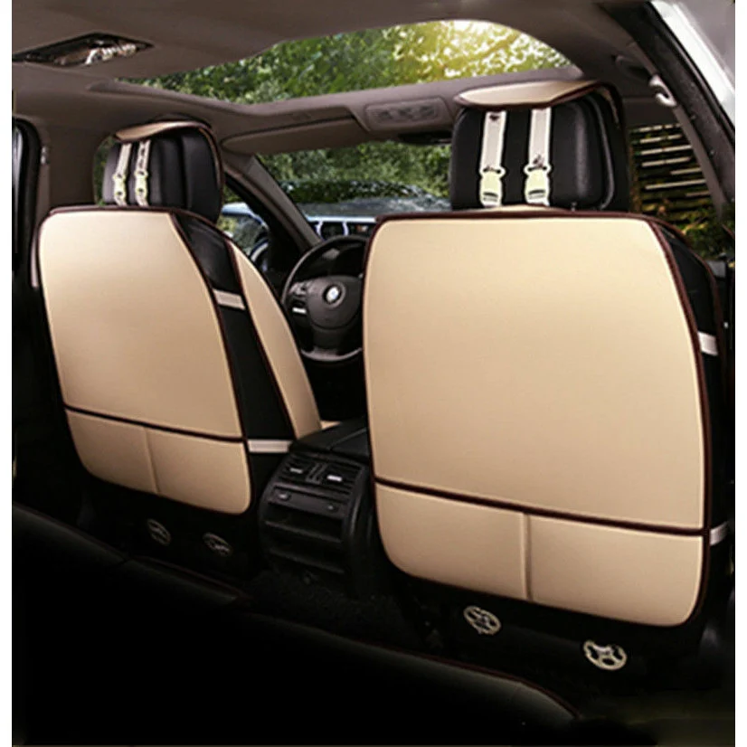 Set huse scaune compatibile  Bmw X6 [F16] (2014-2019  compatibile cu sistem AIRBAG [2]