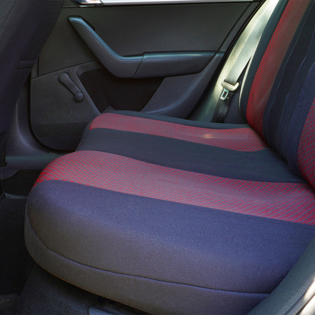 Set huse scaune compatibile Dacia Duster 2010-2017 Piele + Textil (Compatibile cu sistem AIRBAG) [4]