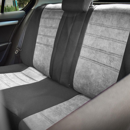 Set huse scaune compatibile Dacia sandero II 2012-2020 compatibile cu sistem AIRBAG) [1]