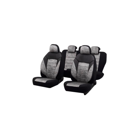 Accesorii pentru interior - Set huse scaune compatibile Dacia sandero II 2012-2020 compatibile cu sistem AIRBAG)