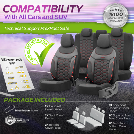 Set huse scaune compatibile Hyundai Tucson 2020-2025  ( compatibile cu sistem AIRBAG) [5]