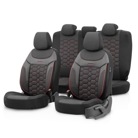 Hyundai - Set huse scaune compatibile Hyundai Tucson 2020-2025  ( compatibile cu sistem AIRBAG)