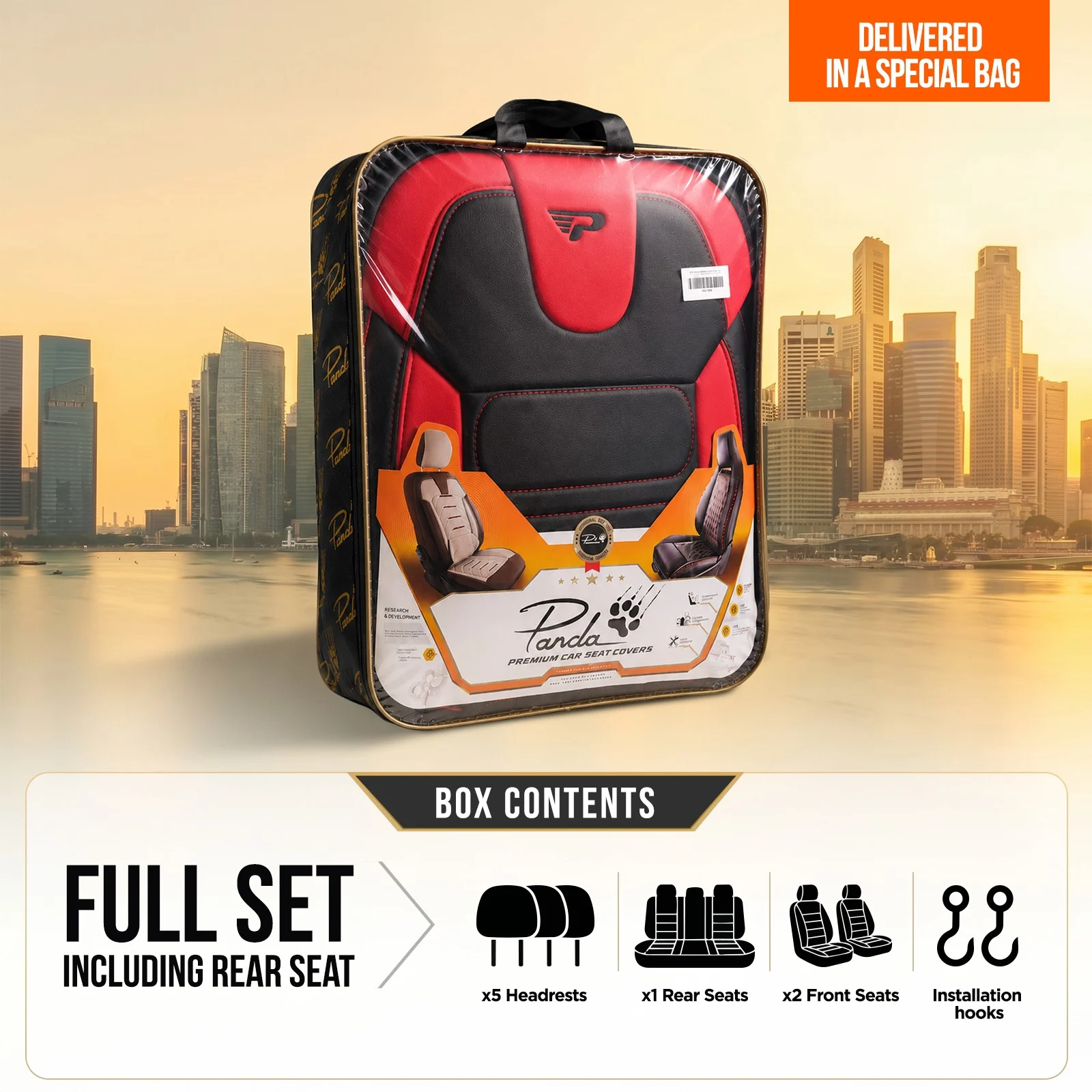 Set huse scaune compatibile Skoda Kodiaq (2017-2024) compatibile cu sistem AIRBAG [7]