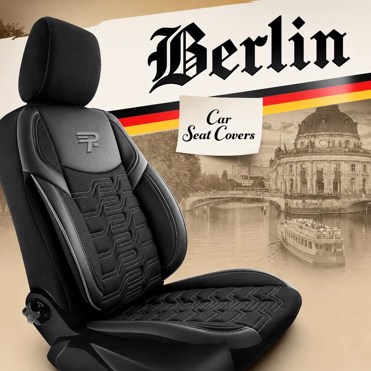 Set huse scaune compatibile Skoda Kodiaq (2017-2024) compatibile cu sistem AIRBAG [6]