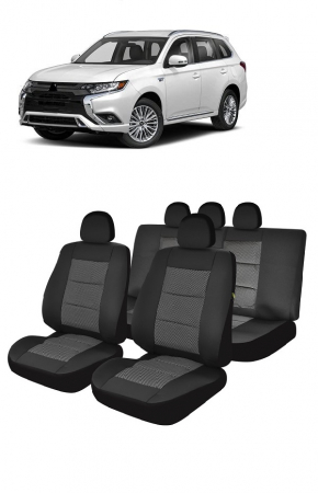 Mitsubishi - Set huse scaune  MITSUBISHI OUTLANDER 2013-2018 Premium (Bancheta fractionata )
