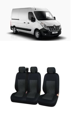 Renault - Set huse scaune  dedicate Renault Master 2+1 (2000-2014)