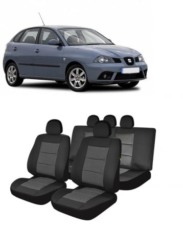 Seat - Set huse scaune dedicate  SEAT IBIZA 2003-2008  Premium (BANCHETA FRACTIONATA)