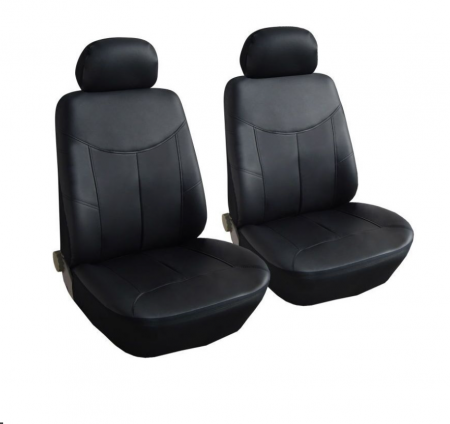 Set huse scaune din piele fata Dacia Logan 2012-2020 (1+1) [1]