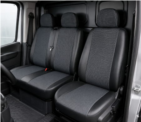 Set Huse Scaune din piele si textil Mercedes Sprinter 3 locuri 2+1 (1995-2006) [1]
