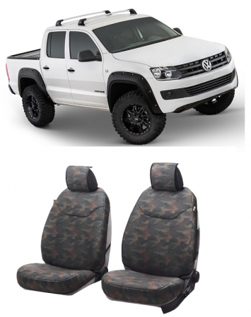 Volkswagen - Set Huse scaune fata dedicate VW Amarok 2011 - 2017 Premium