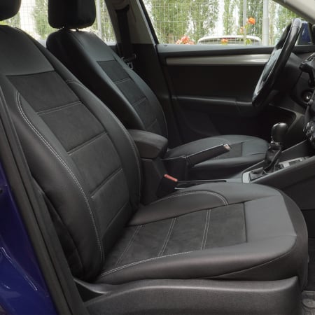 Set huse scaune fata piele  Alcantara Renault Megane III (2009-2016) [1]