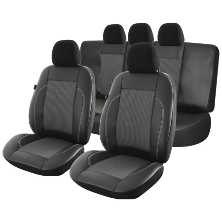 Accesorii pentru interior - Set Huse Scaune Leather Lux Hyundai Accent III 2005-2011