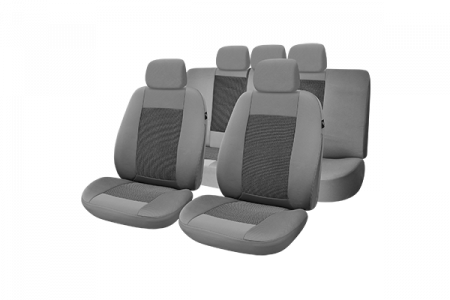 Set Huse scaune Material Textil LUX GRI NISSAN X-TRAIL T32 2014 - 2019 [1]