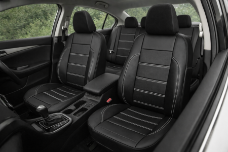 Accesorii pentru interior - Set Huse scaune Piele perforata Volkswagen Touareg (2002-2010)