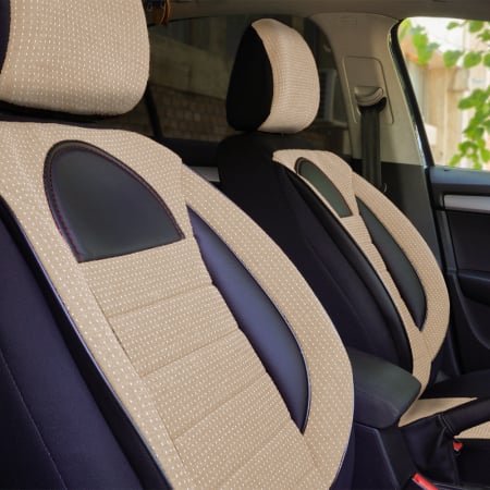 Set huse scaune Piele si textil SKODA OCTAVIA II (2004-2013) [2]