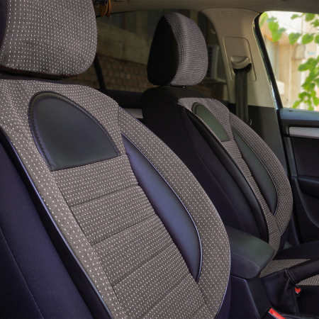 Set huse scaune piele si textil  compatibile Dacia Logan III (2021-2025) [2]