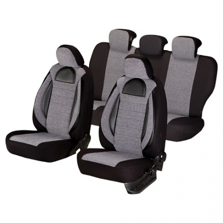 Set huse scaune piele si textil  compatibile Dacia Logan III (2021-2025) [6]