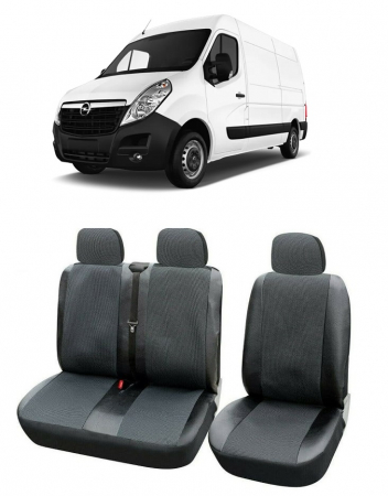 Opel - Set Huse scaune piele si textil  OPEL Movano (1998-2016) (3 locuri)
