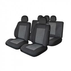 Renault - Set huse Umbrellla Renault Clio 2001 - 2005 culoare Negru/Gri 11 piese