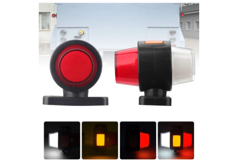 Set Lampai Laterale Gabarit LED cu efect neon pentru camion, remorca, TIR, van, rulota etc. 12–24V, rosu-alb-portocaliu [3]