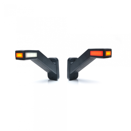 Accesorii Camioane - Set Lampi Gabarit, Stanga si Dreapta, LED, Neon Efect, 3 Functii, 12-24V, 18.4cm