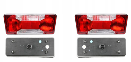 Proiectoare, lampi si leduri - Set lampi Iveco Daily Iveco Daily (2006-2017)  12V 24V 300mm X 130 mm
