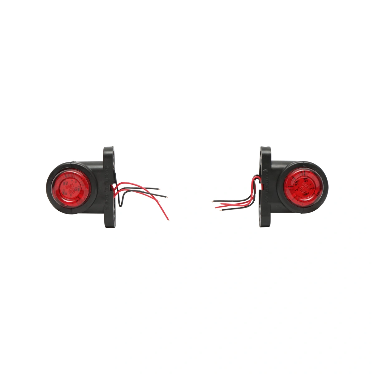 Lampi Laterale - Set Lampi laterale de gabarit cu LED 12-24V, rosu-alb (2 bucati)