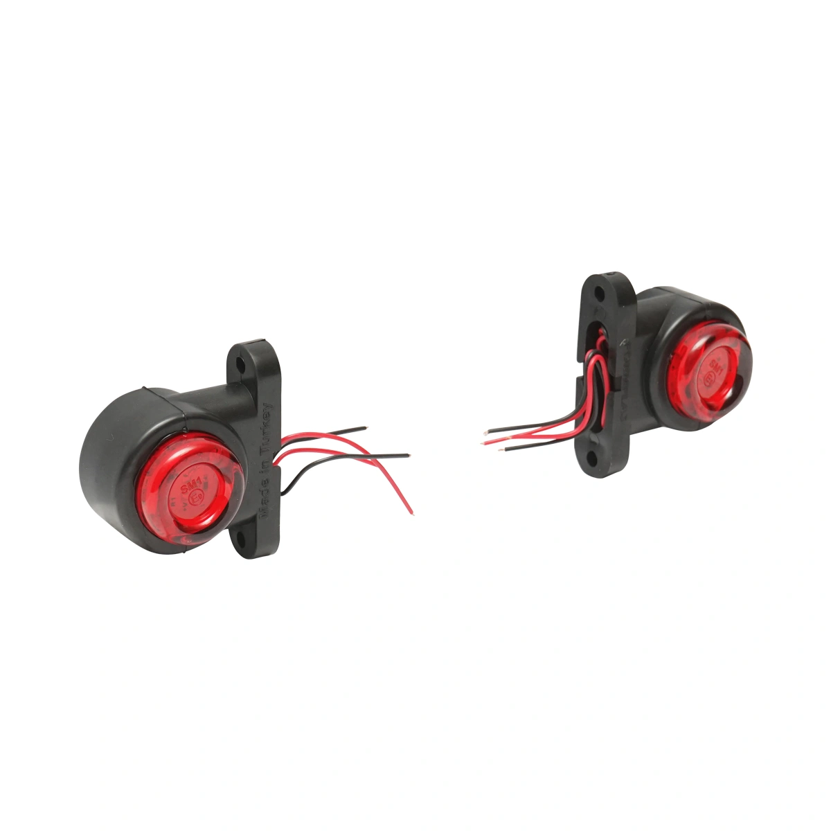 Set Lampi laterale de gabarit cu LED 12-24V, rosu-alb (2 bucati) [2]