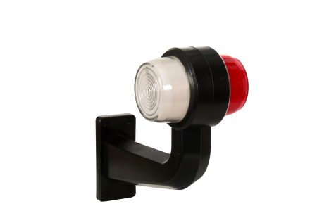 Set Lampi Laterale Gabarit LED 12V-24V, rosu-alb cu efect neon 19,2cm - IP66/IP68 [1]