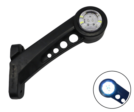 Set Lampi Laterale Gabarit LED - Alb / Rosu 180 mm 12V-24V [4]