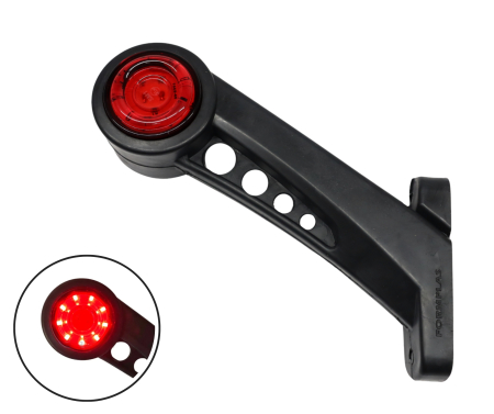 Set Lampi Laterale Gabarit LED - Alb / Rosu 180 mm 12V-24V [1]