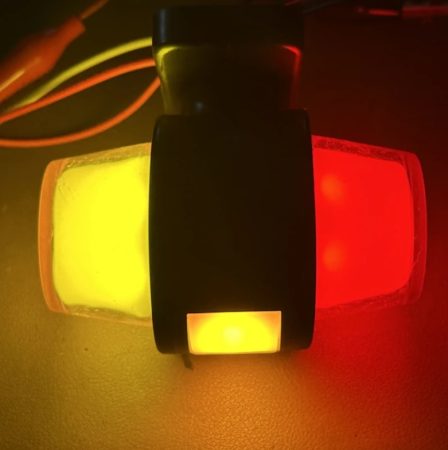 Set Lampi Laterale Gabarit LED cu efect neon pentru camion, remorca, TIR, van, rulota etc. 12–24V, portocaliu-portocaliu-rosu [1]