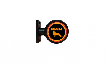 Lampi Laterale - Set lampi laterale gabarit led-neon MAN 12-24V rosu/galben