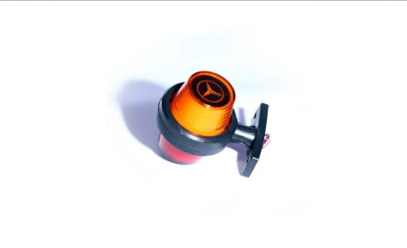 Lampi Laterale - Set lampi laterale gabarit led-neon Mercedes 12-24V rosu/galben