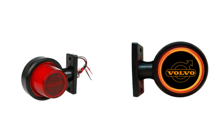 Lampi Laterale - Set lampi laterale gabarit led-neon Volvo12-24V rosu/galben