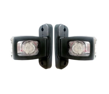 Lampi gabarit cu brat - Set lampi led laterale de gabarit 12-24V, alb, portocaliu, rosu