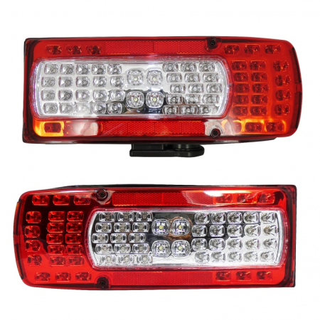 Lampi spate camion 24V - Set Lampi Spate Auto LED Stanga Si Dreapta, LED SMD, 24V, Compatibile VOLVO FH / FM 2012+