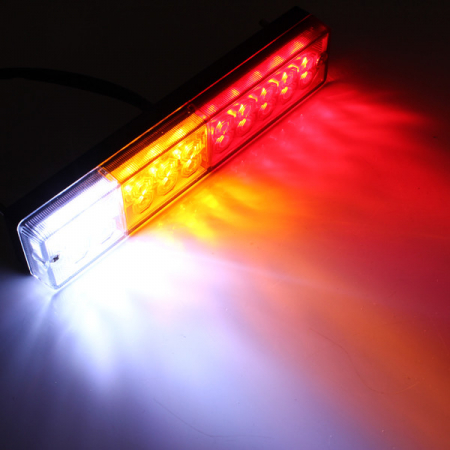 Set Lampi LED Spate Stinga si Dreapta pentru Camion Remorca Autobus 20LED-uri 12V [3]