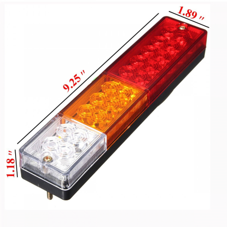 Set Lampi LED Spate Stinga si Dreapta pentru Camion Remorca Autobus 20LED-uri 12V [2]
