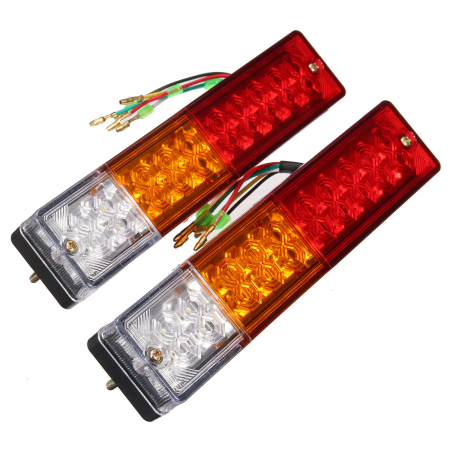 Set Lampi LED Spate Stinga si Dreapta pentru Camion Remorca Autobus 20LED-uri 12V [1]