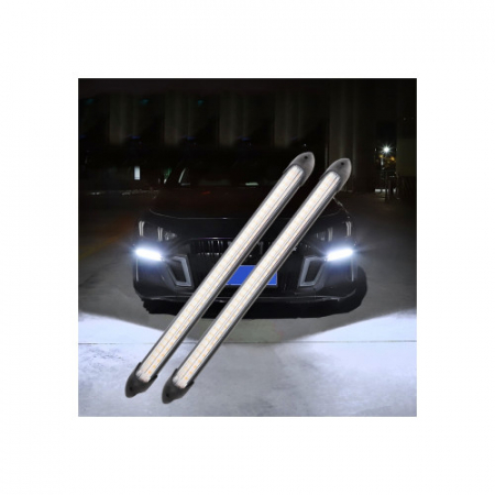 Set lumini LED DRL cu functie de semnalizare dinamica 12V lungime 16 cm [1]